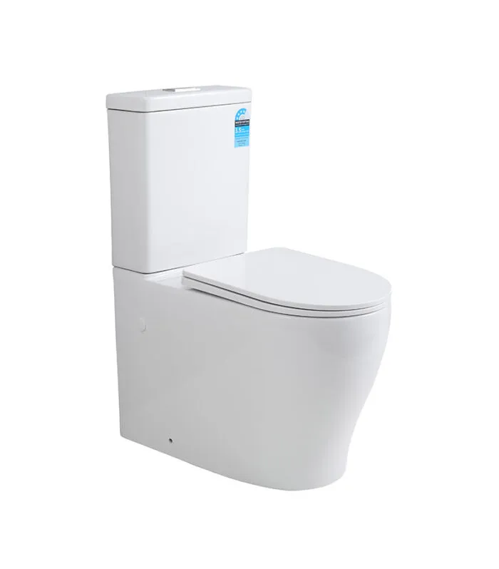 Reno 028 Rimless & Tornado Wall Faced Universal Toilet Suite
