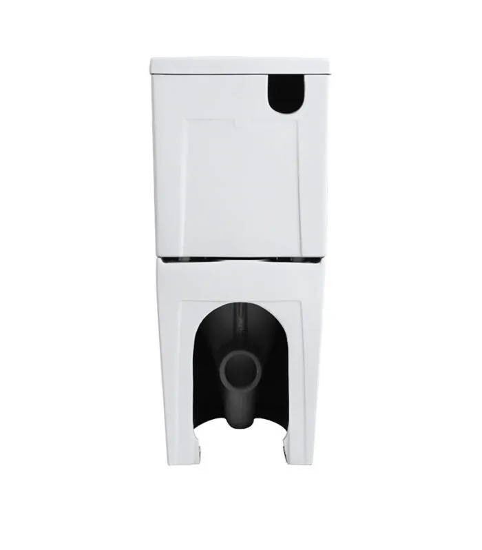 Reno 028 Rimless & Tornado Wall Faced Universal Toilet Suite Backview