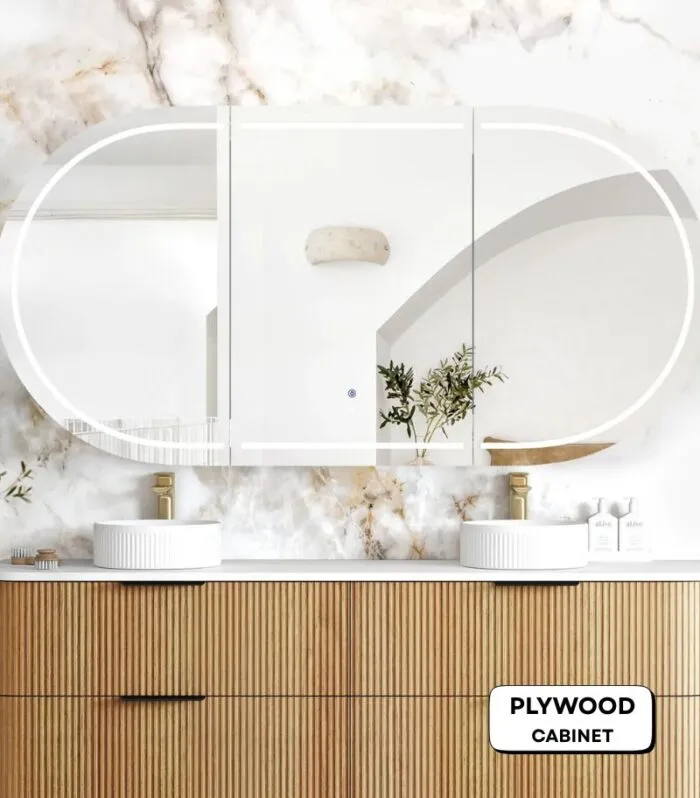 Bondi LED 1800x900mm Shaving Cabinet - Woodland Oak