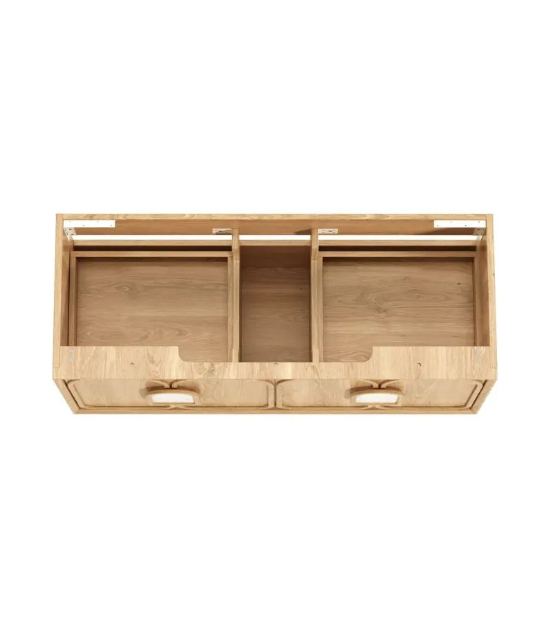 Laguna 1200mm Single Bowl Wall Hung Vanity – Woodland Oak | Interior