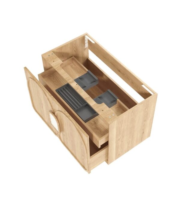 Laguna 900mm Wall Hung Vanity - Woodland Oak | Interior