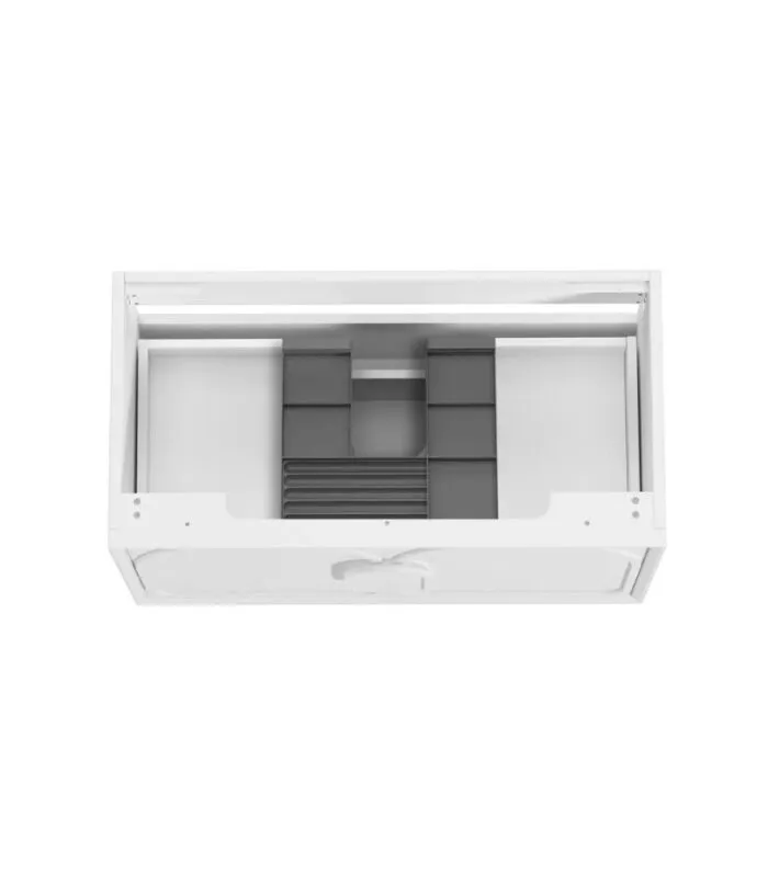 Laguna 900mm Wall Hung Vanity - Matte White | Interior