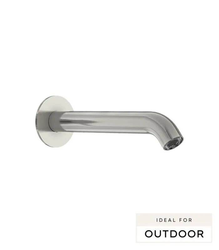 Elle 316 Stainless Steel Wall Mounted Spout - Brushed Stainless
