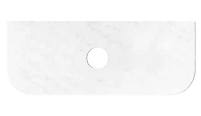 Bondi Natural Oak 600mm Plywood Wall Hung Vanity STBO64PW 130 01 Bondi stone top - Solid surface cloudy carrara marble 1200mm wide