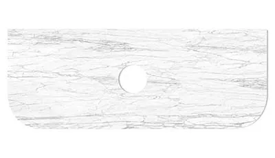 Bondi Natural Oak 600mm Plywood Wall Hung Vanity STBO64CA 130 01 Bondi stone top - Natural carrara marble 1200mm wide