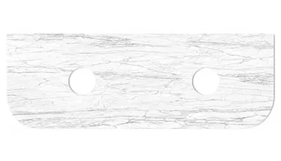 Bondi Natural Oak 600mm Plywood Wall Hung Vanity STBO64CA 130 01 Bondi stone top - Natural carrara marble 1500mm wide