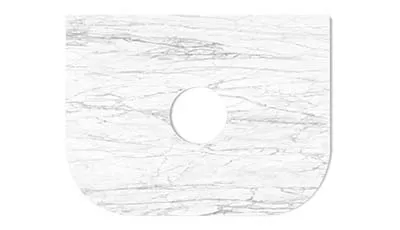 Bondi Natural Oak 600mm Plywood Wall Hung Vanity STBO64CA 130 01 Bondi stone top - Natural carrara marble 18mm thickness