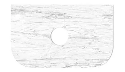 Bondi Natural Oak 600mm Plywood Wall Hung Vanity STBO64CA 130 01 Bondi stone top - Natural carrara marble 750mm wide
