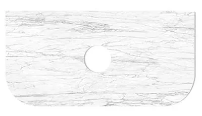 Bondi Natural Oak 600mm Plywood Wall Hung Vanity STBO64CA 130 01 Bondi stone top - Natural carrara marble 900mm wide