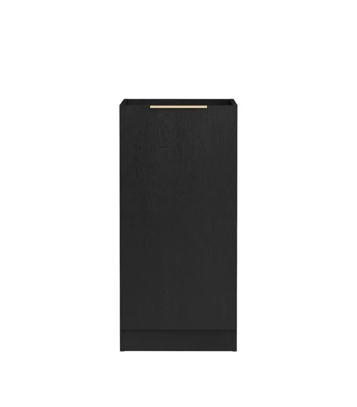 Bondi Laundry Base Cabinet 416mm - Black Oak