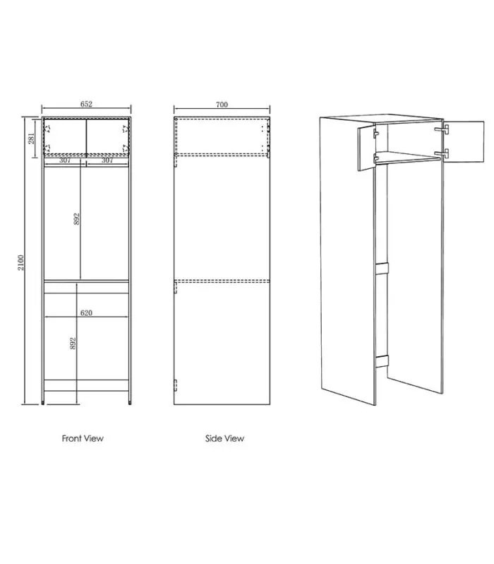 Washing Machine Laundry Cabinet Specification