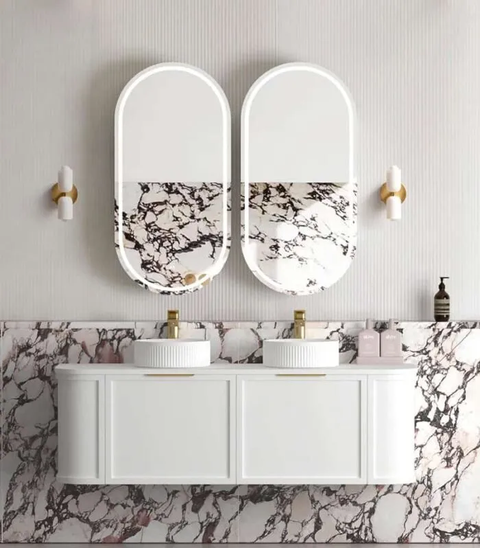 Hampshire 1500mm Wall Hung Vanity - Satin White
