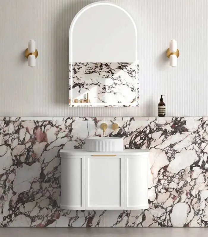 Hampshire 750mm Wall Hung Vanity - Satin White
