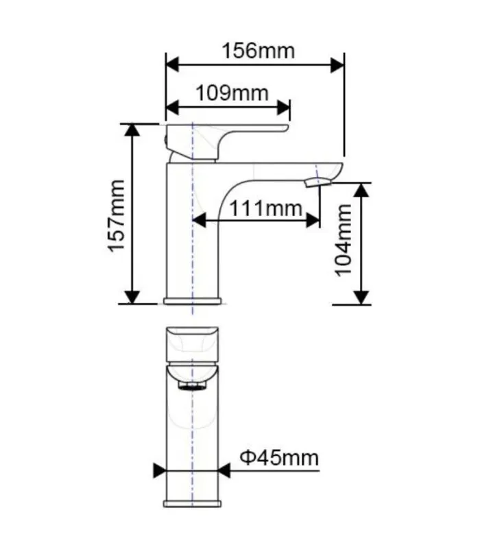 Luxus Basin Mixer Specification