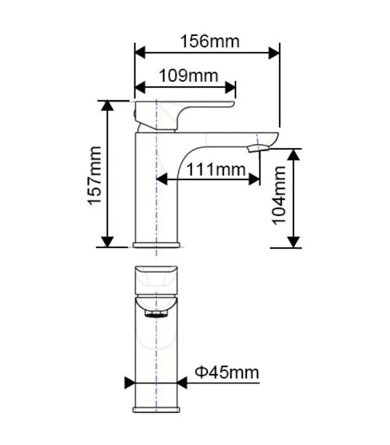 Luxus Basin Mixer Specification
