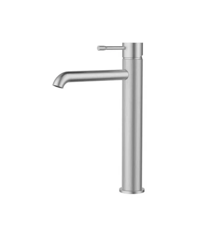 IKON Linie Tall Basin Mixer - Brushed Nickel