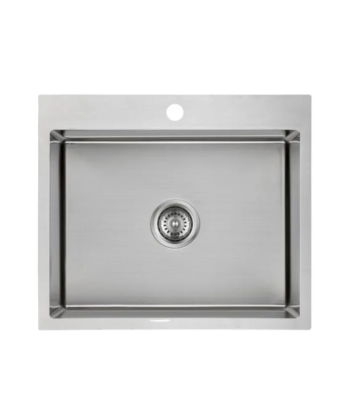 Cora 580x500x230mm Stainless Steel Single Bowl Laundry Sink