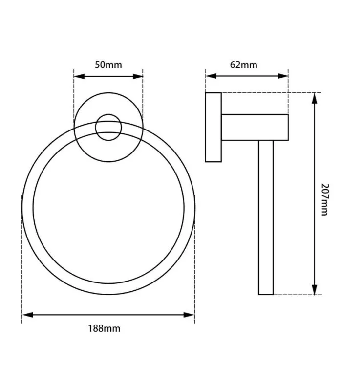 Lucid Towel Ring - Specification