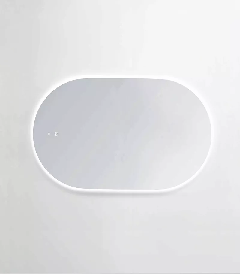 Noosa 900mm/1200mm Frameless Oval LED Mirror