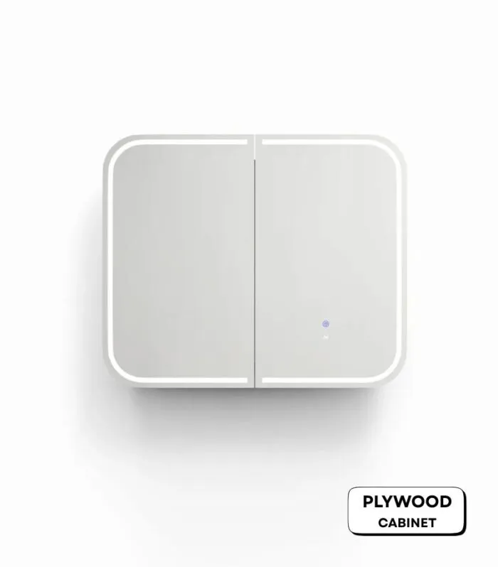 Newport LED 900x750mm Shaving Cabinet