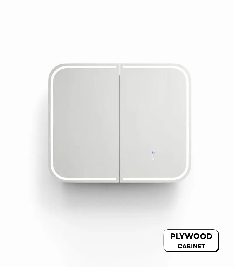 Newport LED 900x750mm Shaving Cabinet