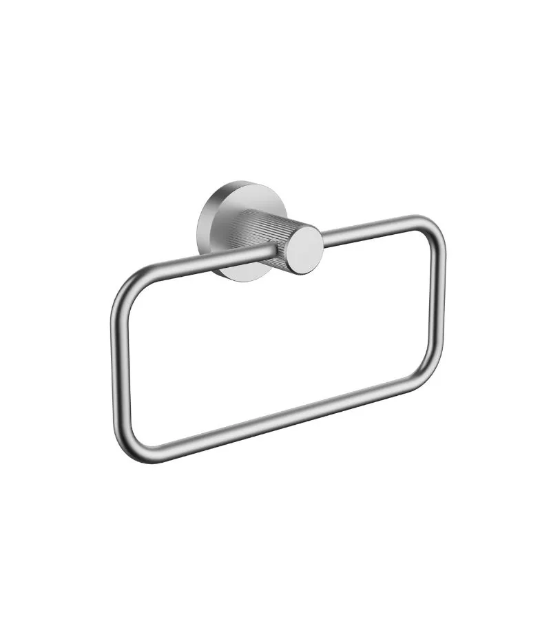 IKON Linie Towel Ring Brushed Nickel