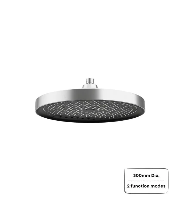 Galaxy 300mm Two-function Shower Head - Chrome