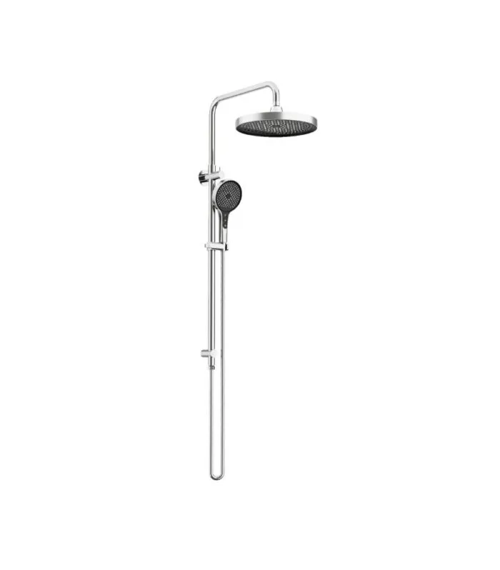 Galaxy Twin Shower On Rail - Chrome