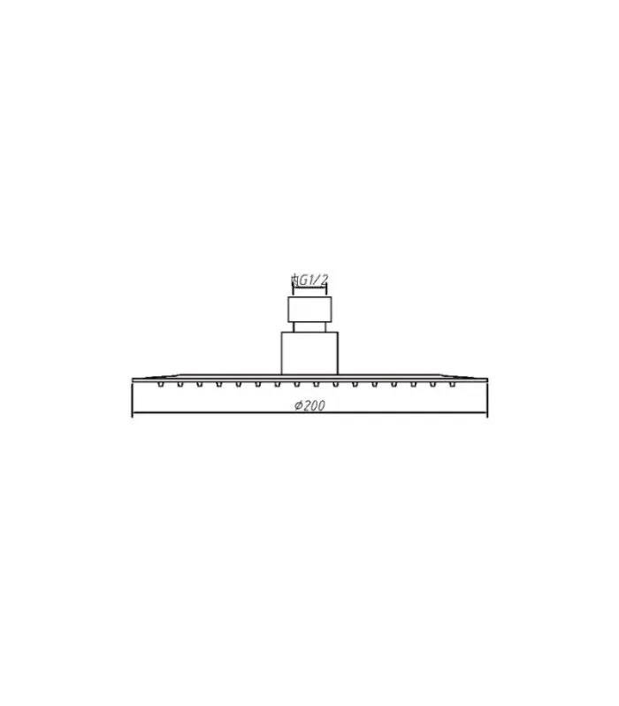 Amoza SST 200mm Shower Head - Specification