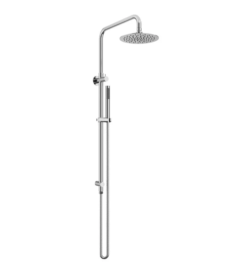 Amoza SST Twin Shower On Rail - Chrome