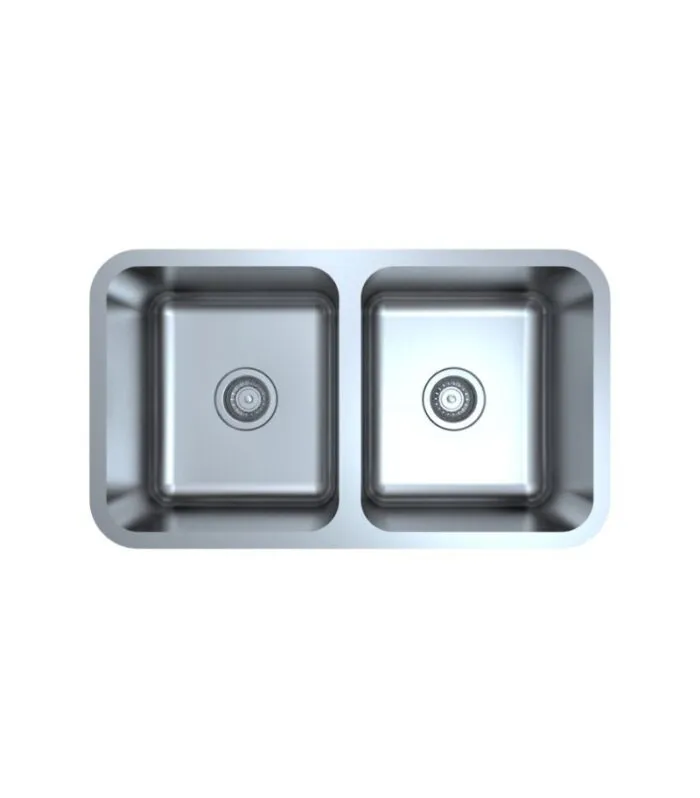 Otus 794x457x229mm Stainless Steel Double Bowl Sink