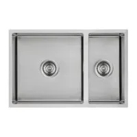 Cora 670x440x198mm Stainless Steel 1&1/2 Bowl Sink Cora 670x440x198mm Stainless Steel 1&1/2 Bowl Sink
