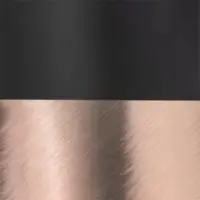 Matt black and rose gold