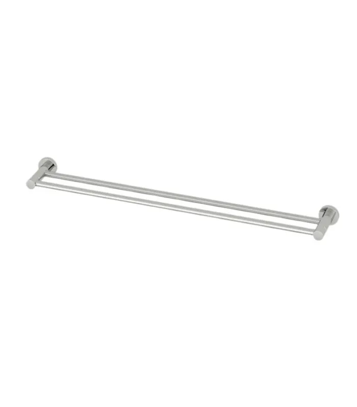 Amoza SST 800mm Double Towel Rail - Cut to Size - Brushed Stainless Steel
