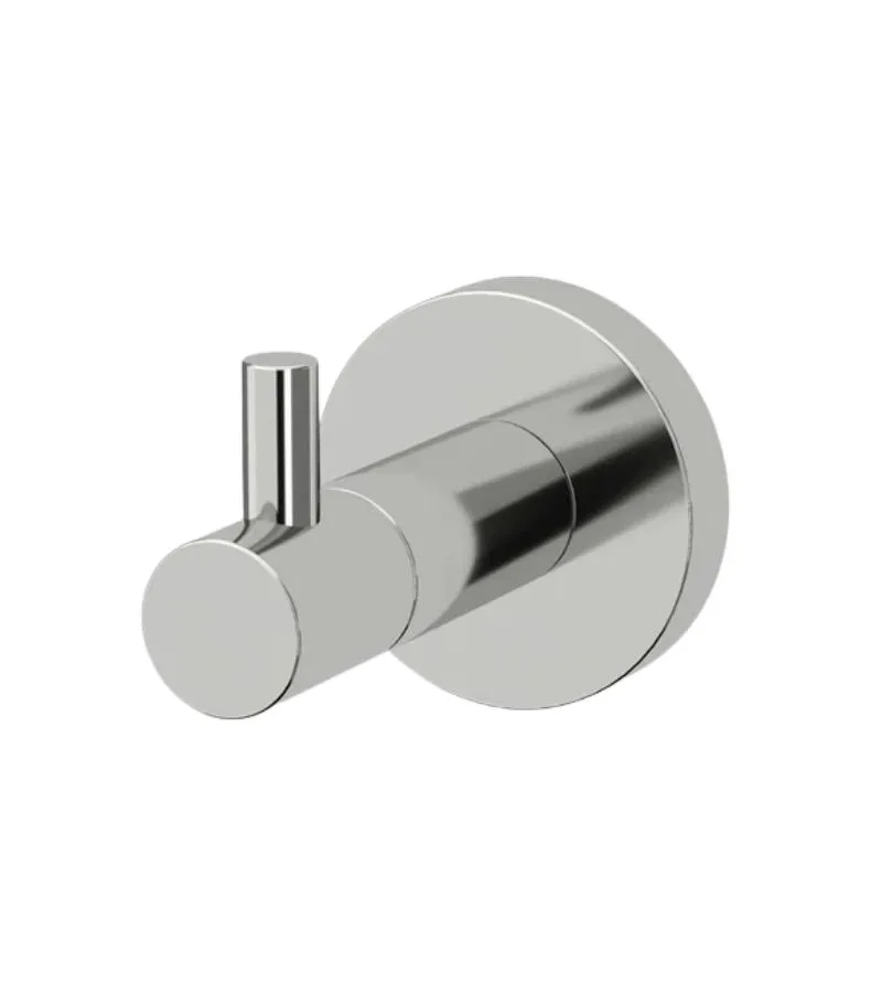 Amoza SST Pin Lever Single Robe Hook - Brushed Stainless Steel