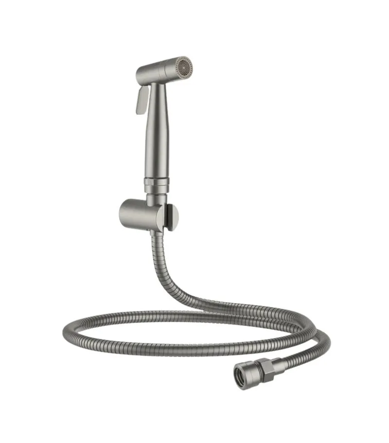 Amoza Stainless Steel Bidet Trigger Spray - Brushed Stainless Steel