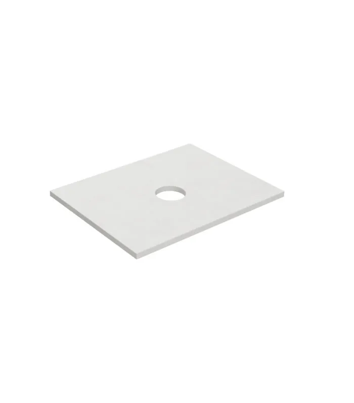 Lukka 600mm Quartz Stone Vanity Top – Above Counter | Blanco White