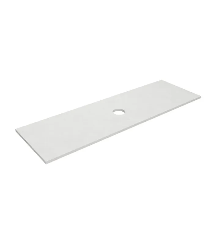 Lukka 1500mm Single Bowl Quartz Stone Vanity Top – Above Counter | Blanco White