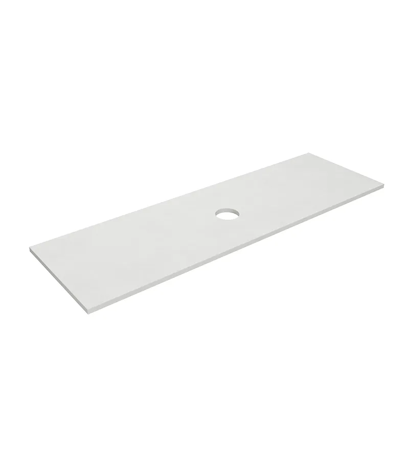Lukka 1500mm Single Bowl Quartz Stone Vanity Top – Above Counter | Blanco White