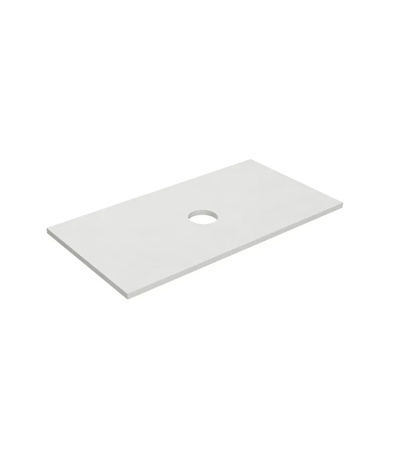 Lukka 750mm Quartz Stone Vanity Top – Above Counter | Blanco White