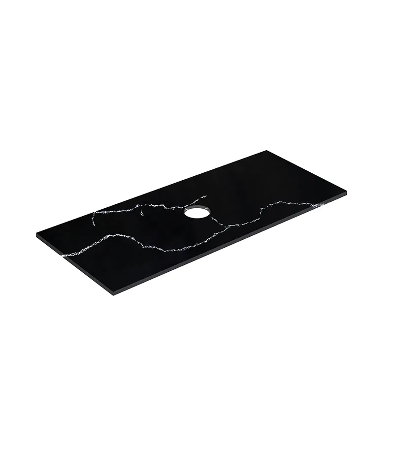 Lukka 1200mm Single Bowl Quartz Stone Vanity Top – Above Counter | Calacatta Night