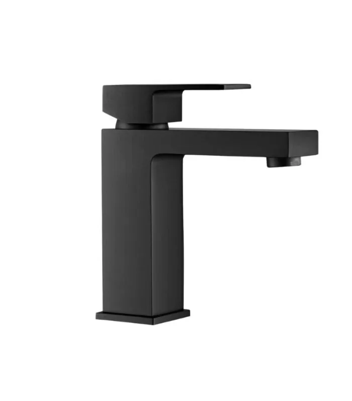 Rosa Short Basin Mixer - Matte Black