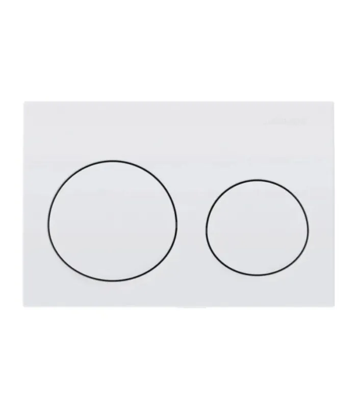 Geberit Dual Flush Push Plate – Alpha20MW | White Alpine