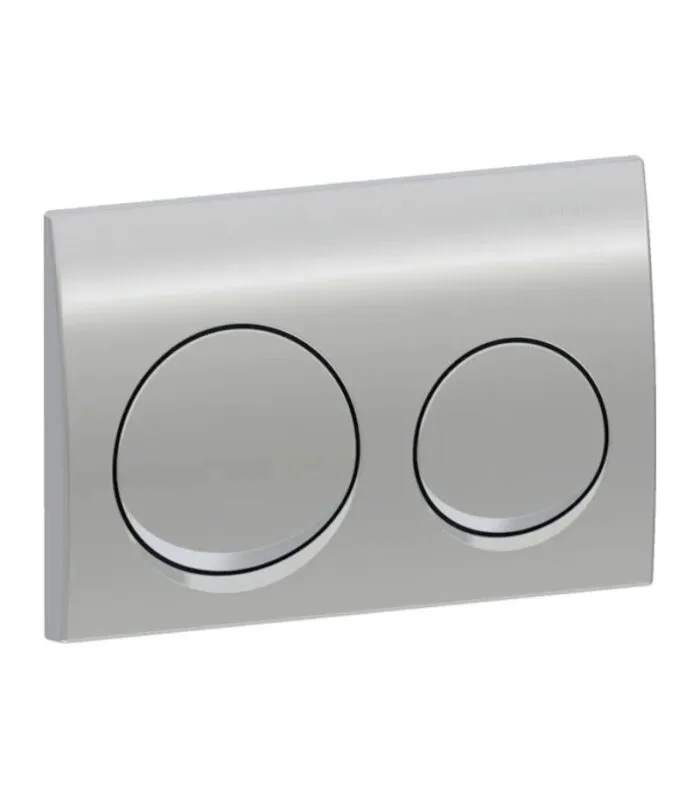 Geberit Dual Flush Push Plate – Alpha20 | Chrome - Side View