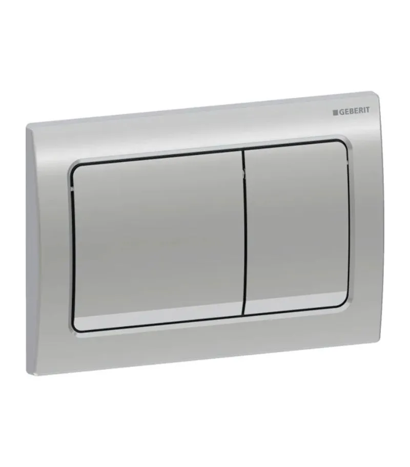 Geberit Dual Flush Push Plate – Alpha30 | Chrome - Side View