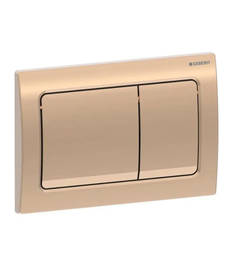 Geberit Dual Flush Push Plate – Alpha30RG | Red Gold - Side View