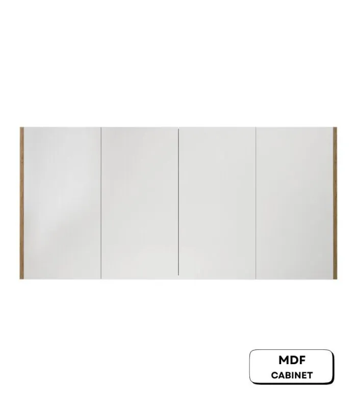 Camden 1500mm Shaving Cabinet - Prime Oak