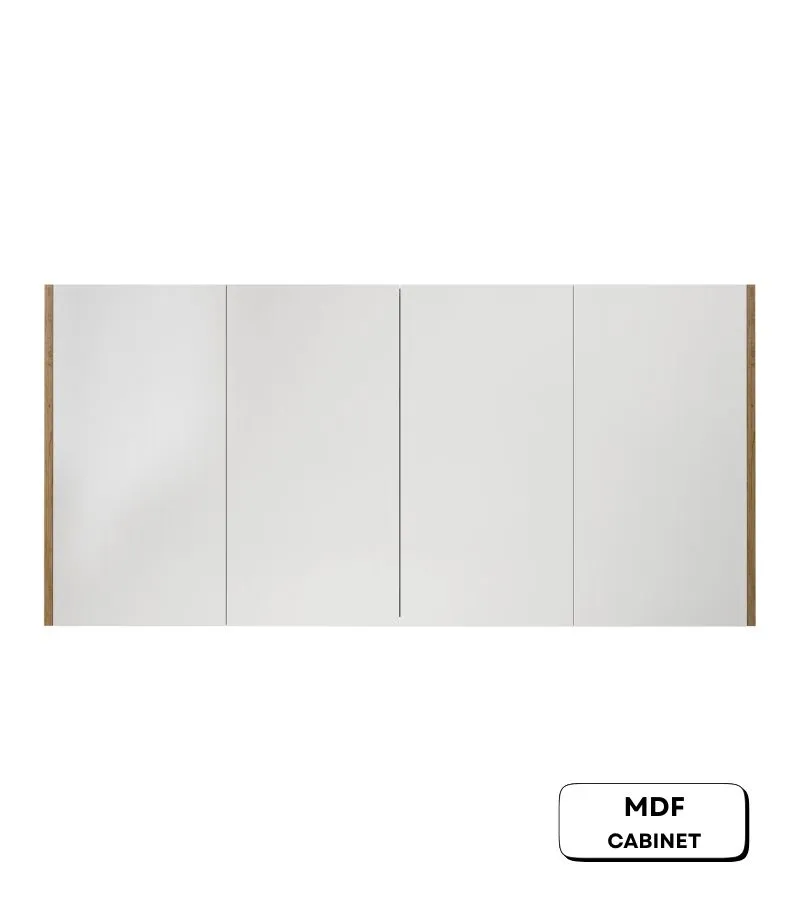 Camden 1500mm Shaving Cabinet - Prime Oak