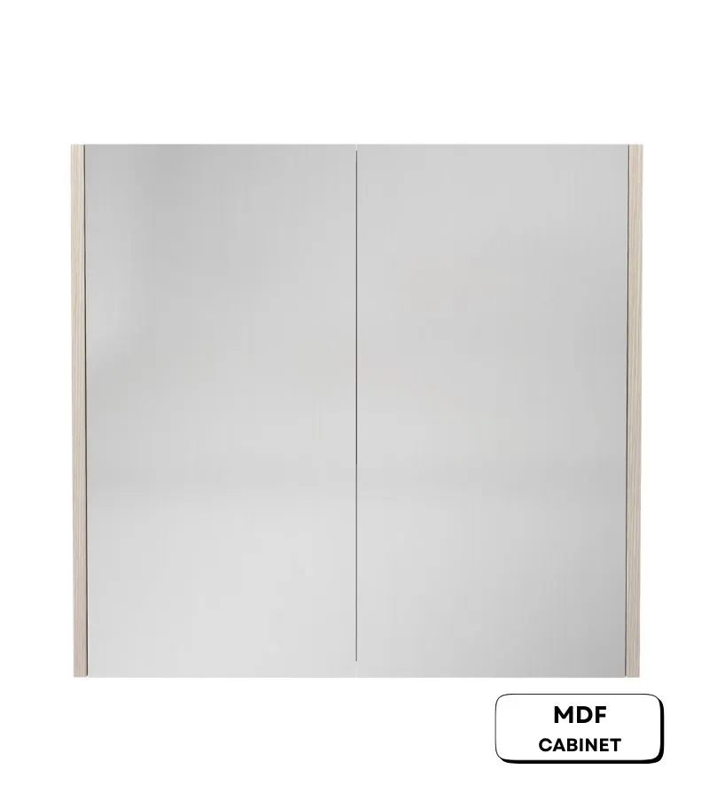Camden 750mm Shaving Cabinet - Coastal Oak
