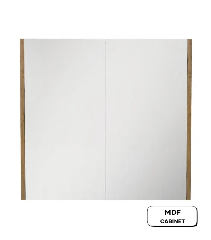 Camden 750mm Shaving Cabinet - Prime Oak